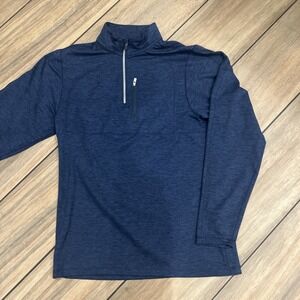 Daniel Cremieux Classics Performance Blue 1/4 Zip Pullover Sweater Men's Size M